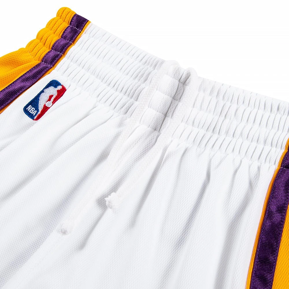 09-10 LA Lakers Authentic Short | White 4 09-10 LA Lakers Authentic Short | White - Image 2