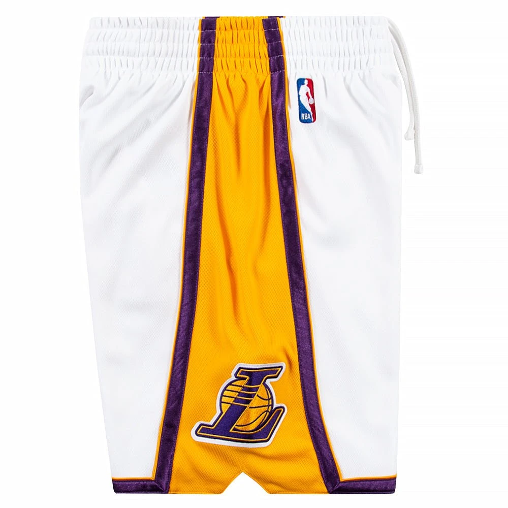 09-10 LA Lakers Authentic Short | White 6 09-10 LA Lakers Authentic Short | White - Image 4
