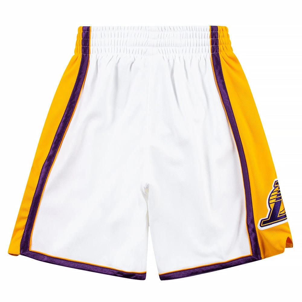 09-10 LA Lakers Authentic Short | White 7 09-10 LA Lakers Authentic Short | White - Image 5