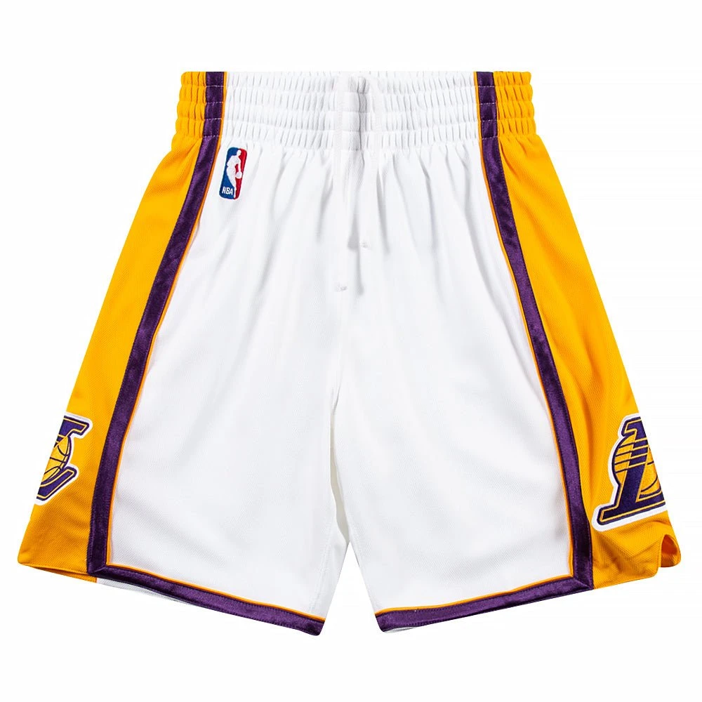 09-10 LA Lakers Authentic Short | White 3 09-10 LA Lakers Authentic Short | White