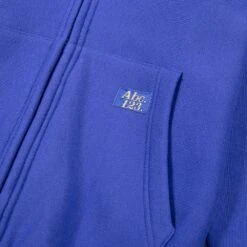 123 Core Zip-Up Hoodie | Sapphire -Daily Fashion 123 core zip up hoodie sapphire 980865