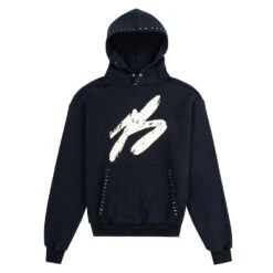 Rhinestone Pullover Hoodie
