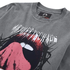 Unforgivable Chaos Tee | Charcoal -Daily Fashion ARTMEETCHAOS UNFORGIVABLECHAOSTEE CHARCOAL 48