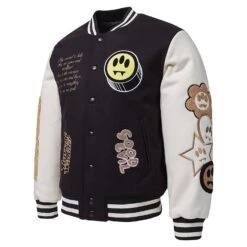 BARROW College Jacket | Black 13 BARROW College Jacket | Black -Daily Fashion BARROW COLLEGEJACKET BLACK 16