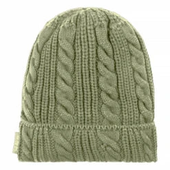ABC 12(3) Cableknit Beanie | Aventurine Green -Daily Fashion abc 123 cableknit beanie aventurine green 698604