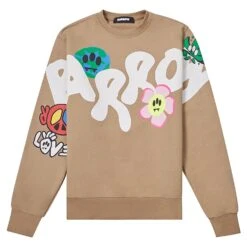 BARROW Across Sweatshirt | Tan