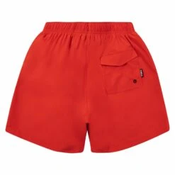 All Round Polyester Short | Red 11 All Round Polyester Short | Red -Daily Fashion all round polyester short red 363695