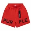 All Round Polyester Short | Red 1 All Round Polyester Short | Red -Daily Fashion all round polyester short red 393347