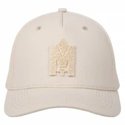 Mackage Anderson Velvet Logo Hat | Cream