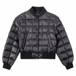 Mackage Ani 2-in-1 Down Bomber Jacket | Black
