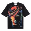 MOSCHINO Artistic Tee | Black -Daily Fashion artistic tee black 361037