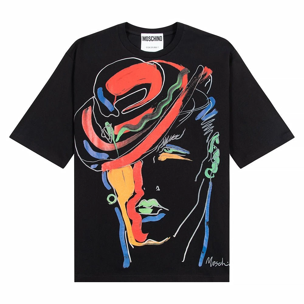 MOSCHINO Artistic Tee | Black 3 MOSCHINO Artistic Tee | Black