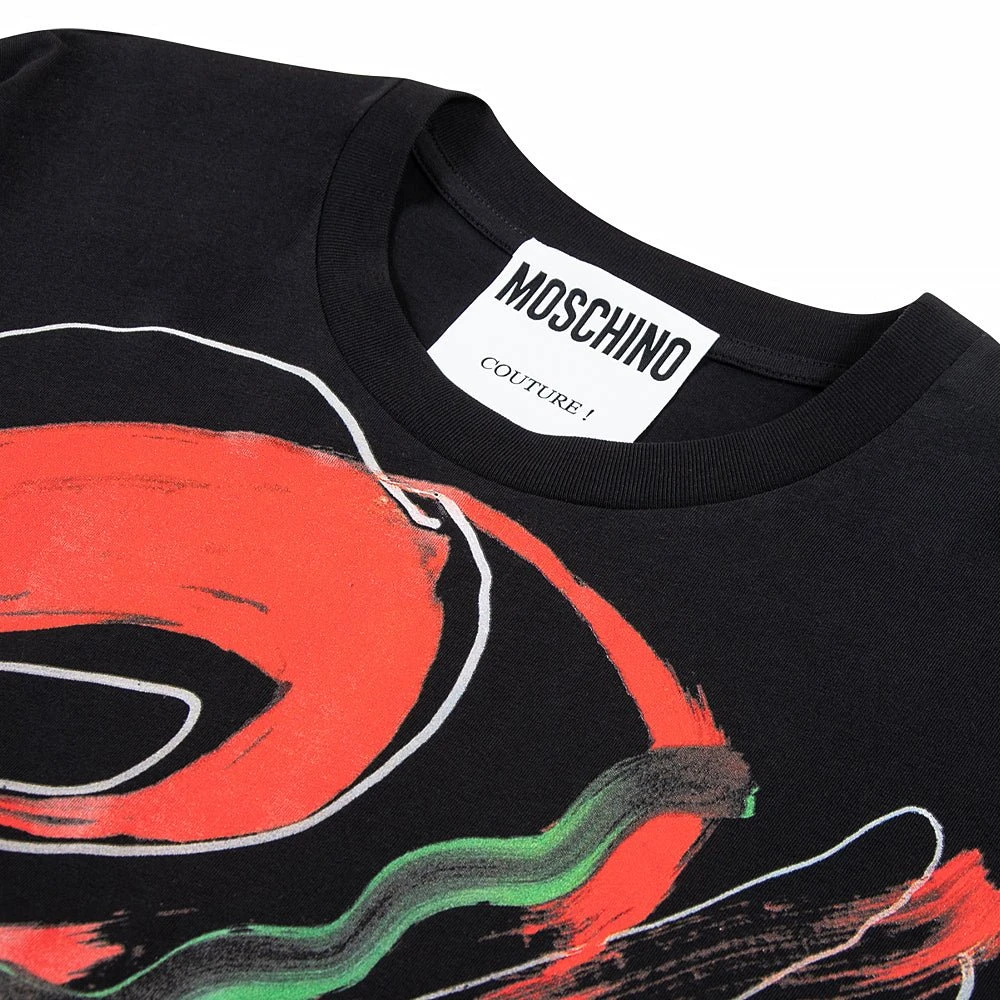 MOSCHINO Artistic Tee | Black 4 MOSCHINO Artistic Tee | Black - Image 2