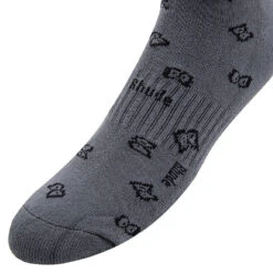 Rhude Bandana Jacquard Socks | Grey/Black -Daily Fashion bandana jacquard socks greyblack 603838