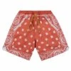 Rhude Bandana Short | Vintage Orange