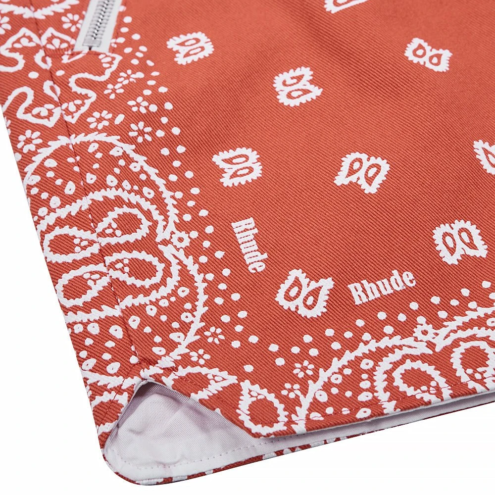 Rhude Bandana Short | Vintage Orange 6 Rhude Bandana Short | Vintage Orange - Image 4