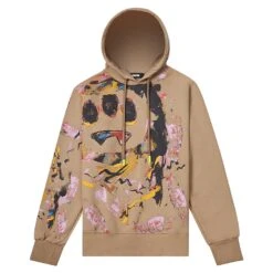 Barrow Skull Hoodie | Tan