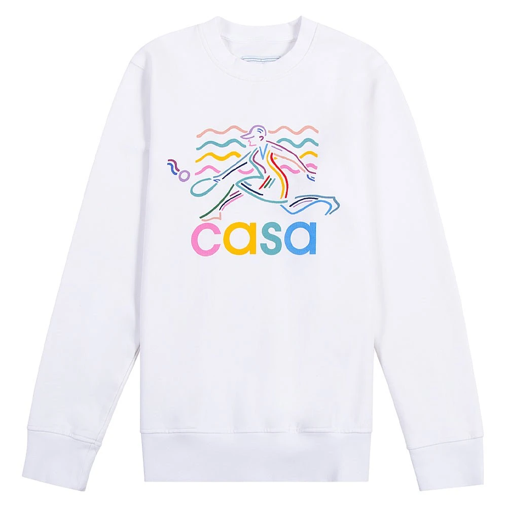 Casablanca Beach Tennis Girl Sweatshirt 3 Casablanca Beach Tennis Girl Sweatshirt