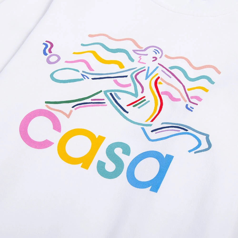 Casablanca Beach Tennis Girl Sweatshirt 5 Casablanca Beach Tennis Girl Sweatshirt - Image 3