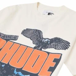 Rhude Black Hills Rally Tee | Vintage White -Daily Fashion black hills rally tee vintage white 531440