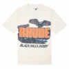 Rhude Black Hills Rally Tee | Vintage White -Daily Fashion black hills rally tee vintage white 761676