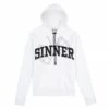 Black Sinner Hoodie | White -Daily Fashion black sinner hoodie white 427684