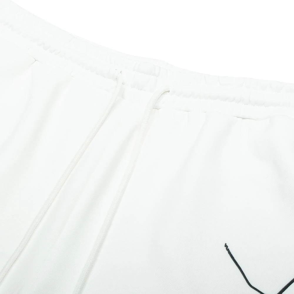 Black Widow Sweatshorts | White 4 Black Widow Sweatshorts | White - Image 2