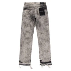 Bleach Dipped Black Fade Denim -Daily Fashion bleach dipped black fade denim 448943