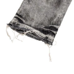 Bleach Dipped Black Fade Denim -Daily Fashion bleach dipped black fade denim 804319