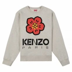 Kenzo Boke Flower Sweatshirt | Pale Grey