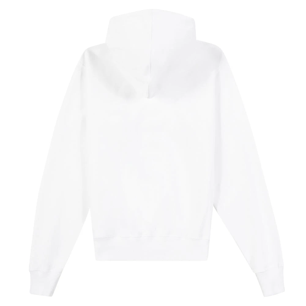 Helmut Lang Box Logo Hoodie | White 6 Helmut Lang Box Logo Hoodie | White - Image 4