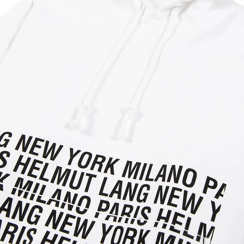 Helmut Lang Box Logo Hoodie | White 5 Helmut Lang Box Logo Hoodie | White - Image 3