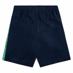 Lacoste Branded Side Short | Navy Blue/Green -Daily Fashion branded side short navy bluegreen 187052