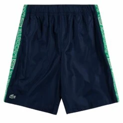 Lacoste Branded Side Short | Navy Blue/Green