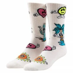 BARROW Cactus Socks | White
