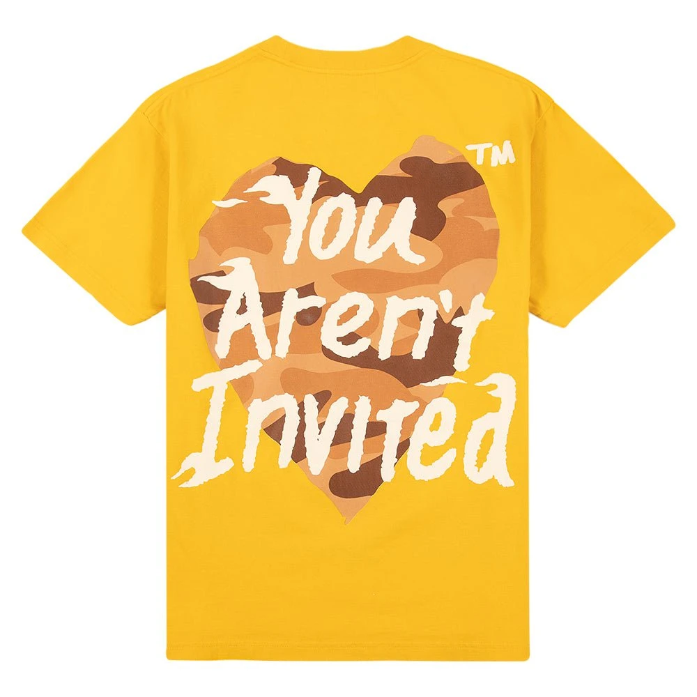 Camo Heart Oversized Tee | Gold 4 Camo Heart Oversized Tee | Gold - Image 2