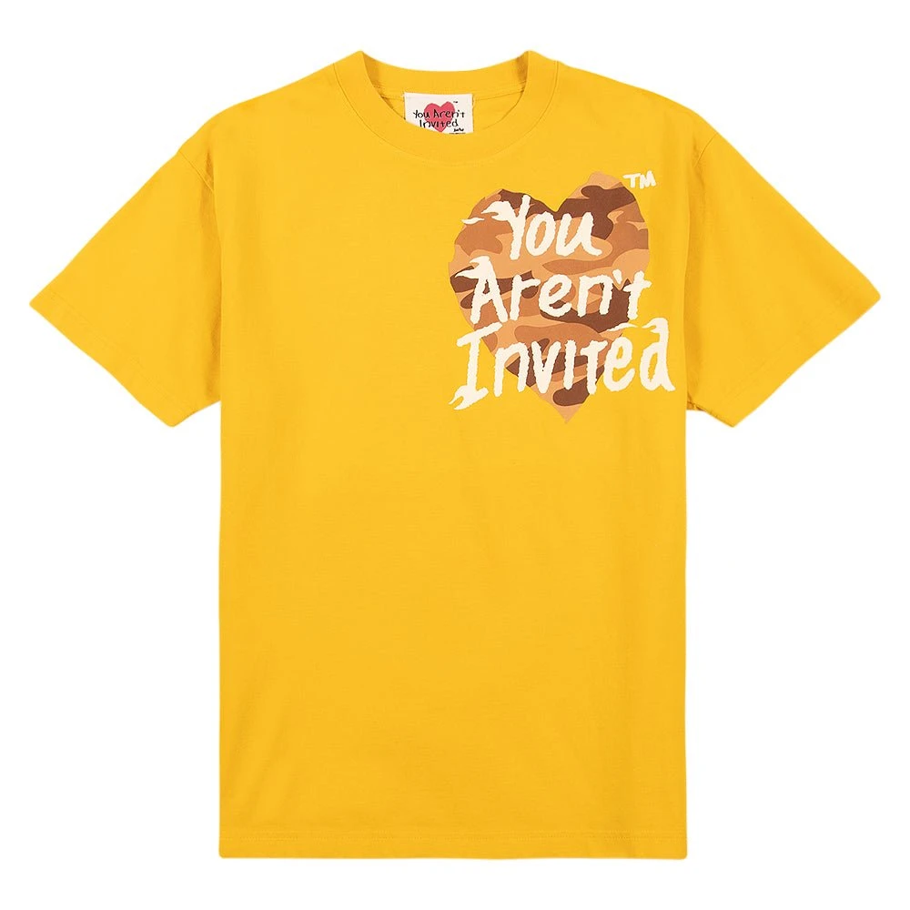 Camo Heart Oversized Tee | Gold 3 Camo Heart Oversized Tee | Gold