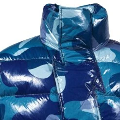 Camo Print Puffer Jacket -Daily Fashion camo print puffer jacket 139917