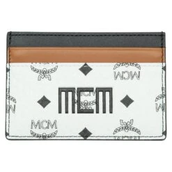 MCM Card Case | White