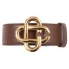 Casablanca Casa Belt | Gold/Caramel -Daily Fashion casa belt goldcaramel 215835