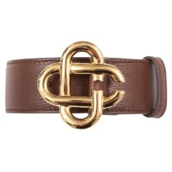Casablanca Casa Belt | Gold/Caramel