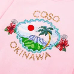 Casablanca Casa Okinawa Sweatshirt | Pink 8 Casablanca Casa Okinawa Sweatshirt | Pink -Daily Fashion casa okinawa sweatshirt pink 444080
