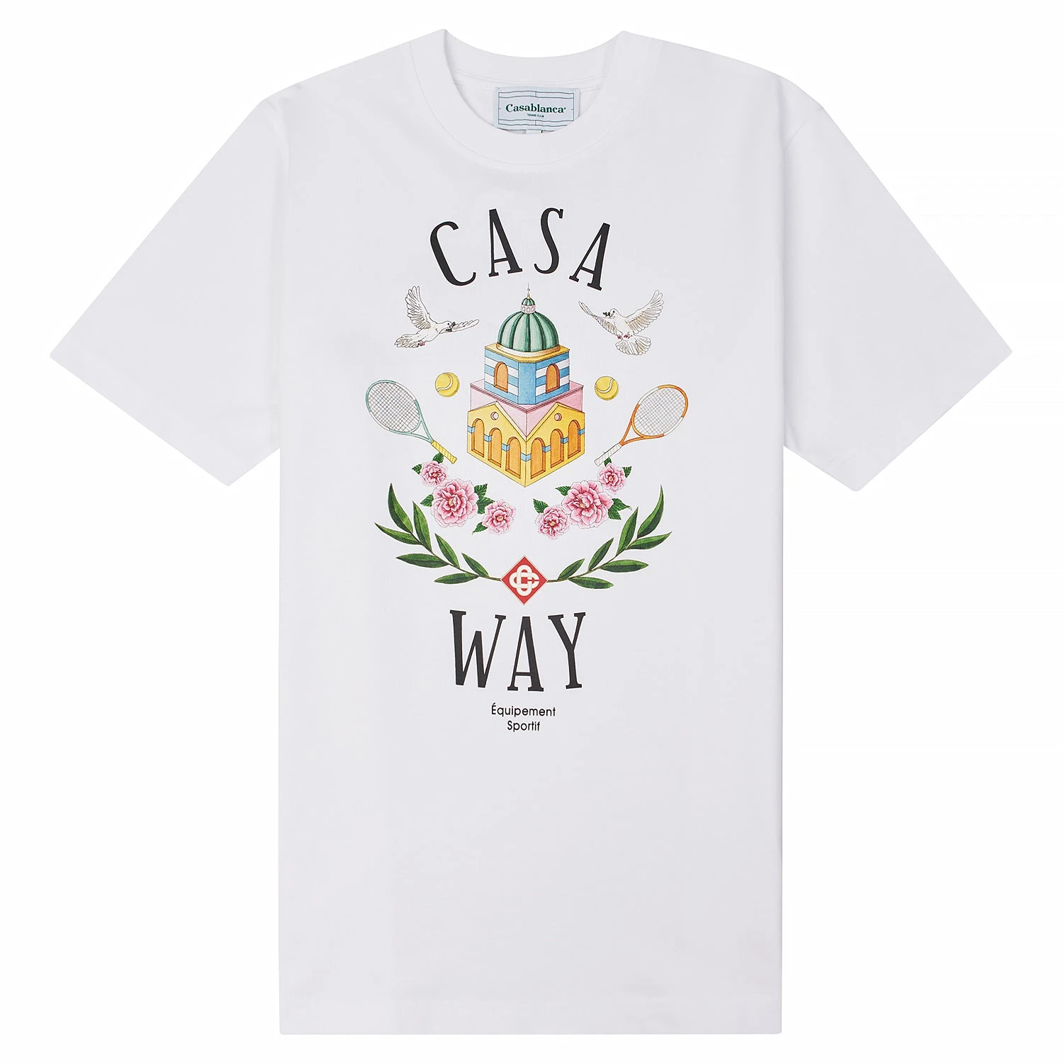 Casablanca Casa Way Tee | White 3 Casablanca Casa Way Tee | White