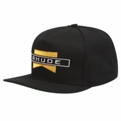 Rhude Chevron Hat | Black -Daily Fashion chevron hat black 144538