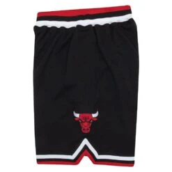 Chi. Bulls 97/98 Authentic Shorts | Black -Daily Fashion chi bulls 9798 authentic shorts black 958691