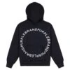 Circle Wordmark Hoodie | Black -Daily Fashion circle wordmark hoodie black 191456