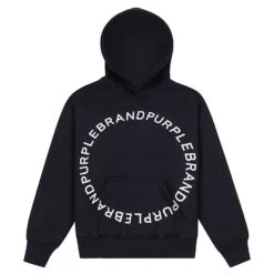 Circle Wordmark Hoodie | Black
