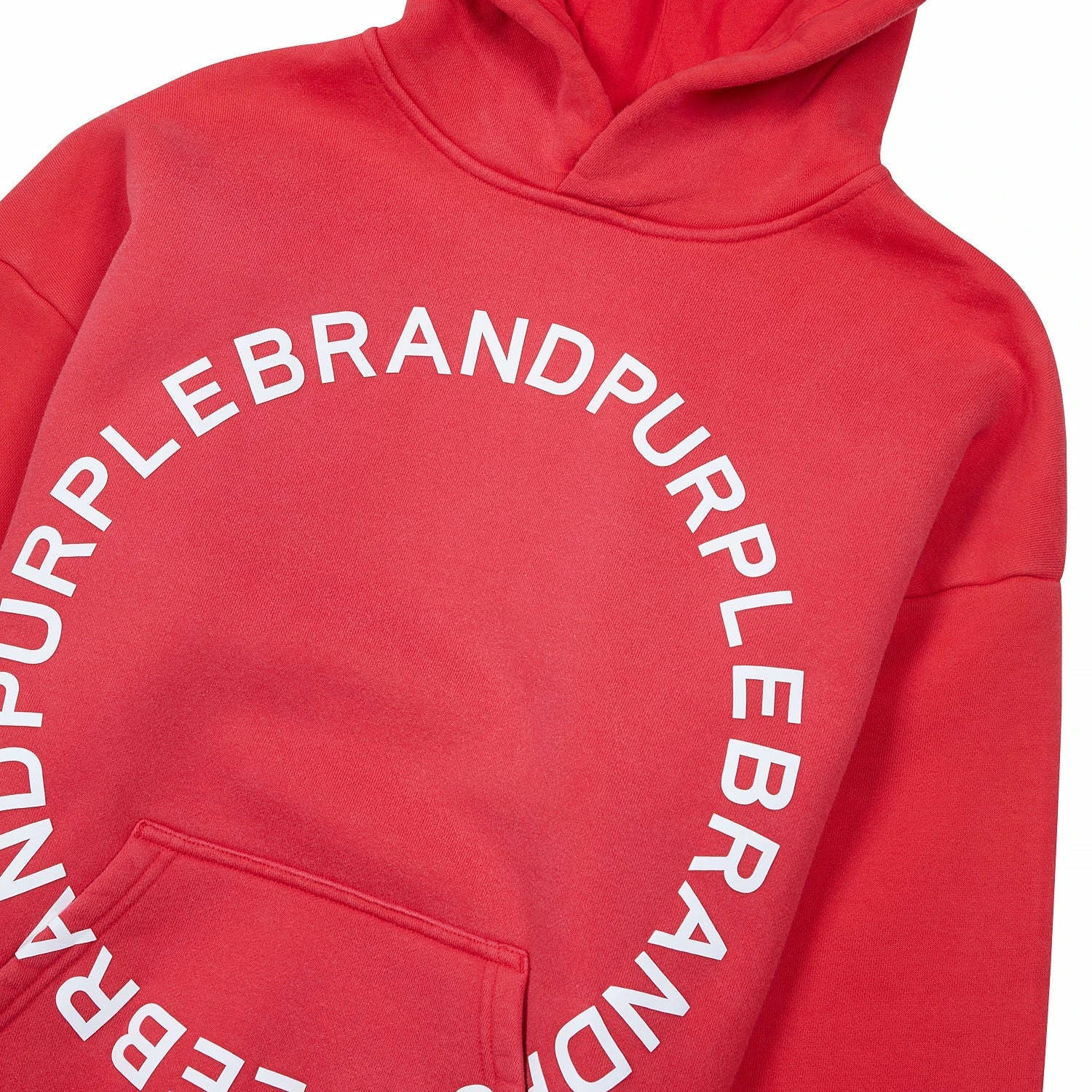 Circle Wordmark Hoodie | Red 4 Circle Wordmark Hoodie | Red - Image 2
