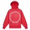 Circle Wordmark Hoodie | Red -Daily Fashion circle wordmark hoodie red 496739