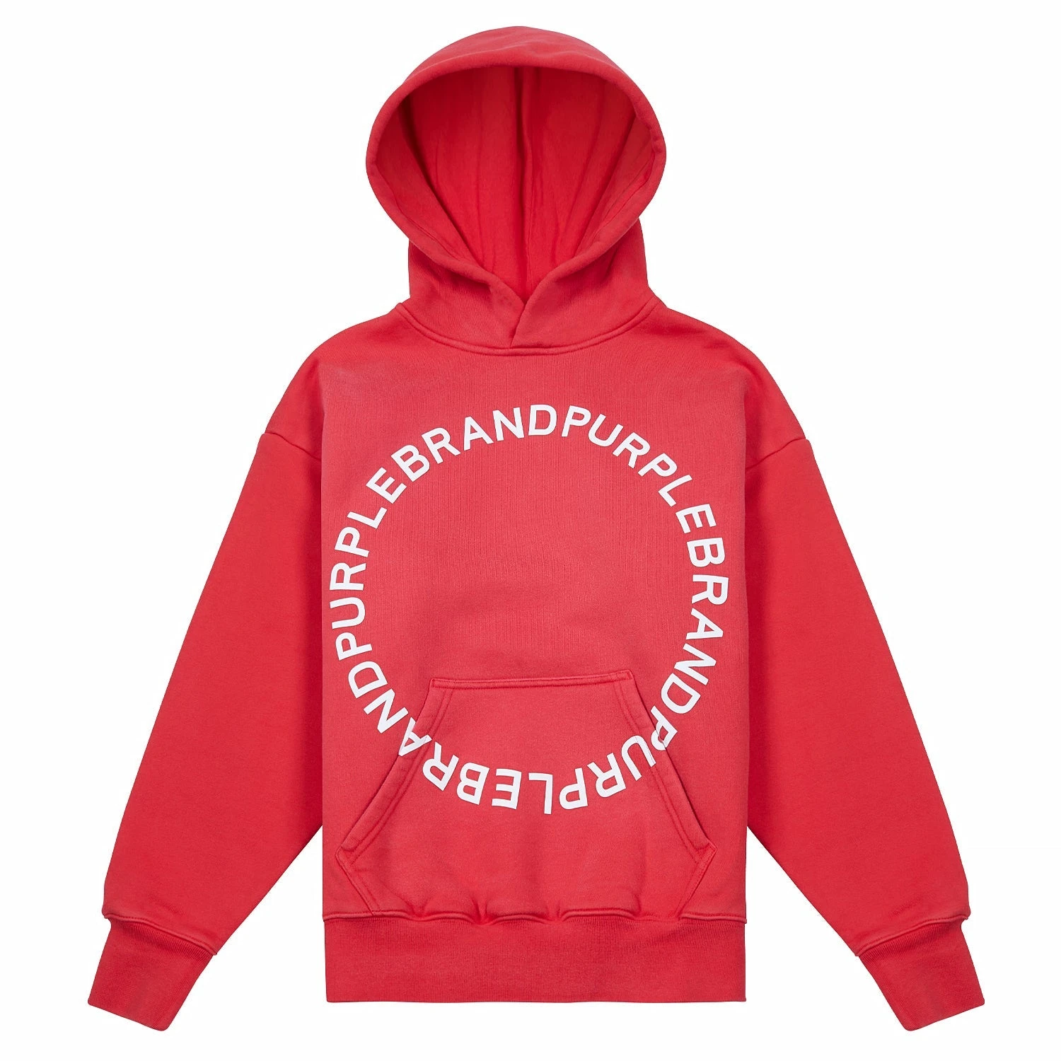 Circle Wordmark Hoodie | Red 3 Circle Wordmark Hoodie | Red